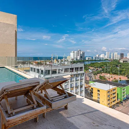 Stylish Duplex Loft - Panoramic Rooftop Pool Apartamento